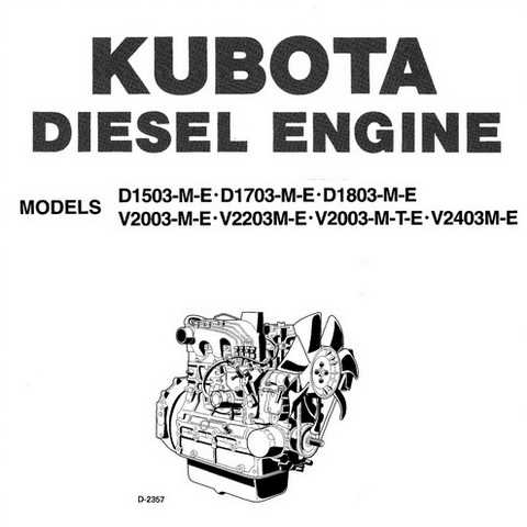 kubota v2403 engine parts diagram