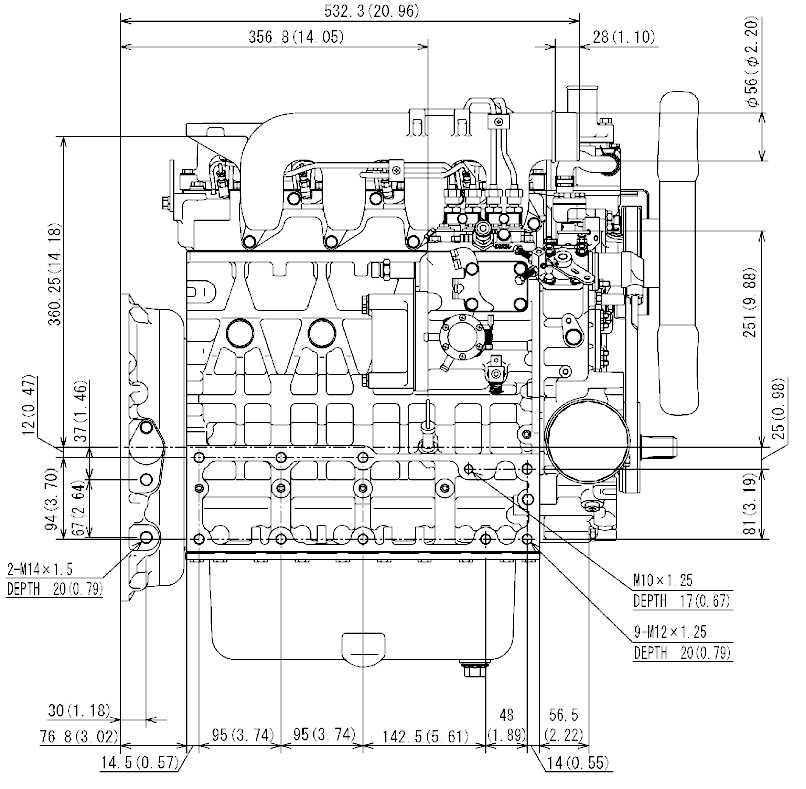 kubota v2403 parts diagram