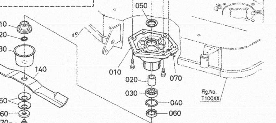 kubota zd331 deck parts diagram