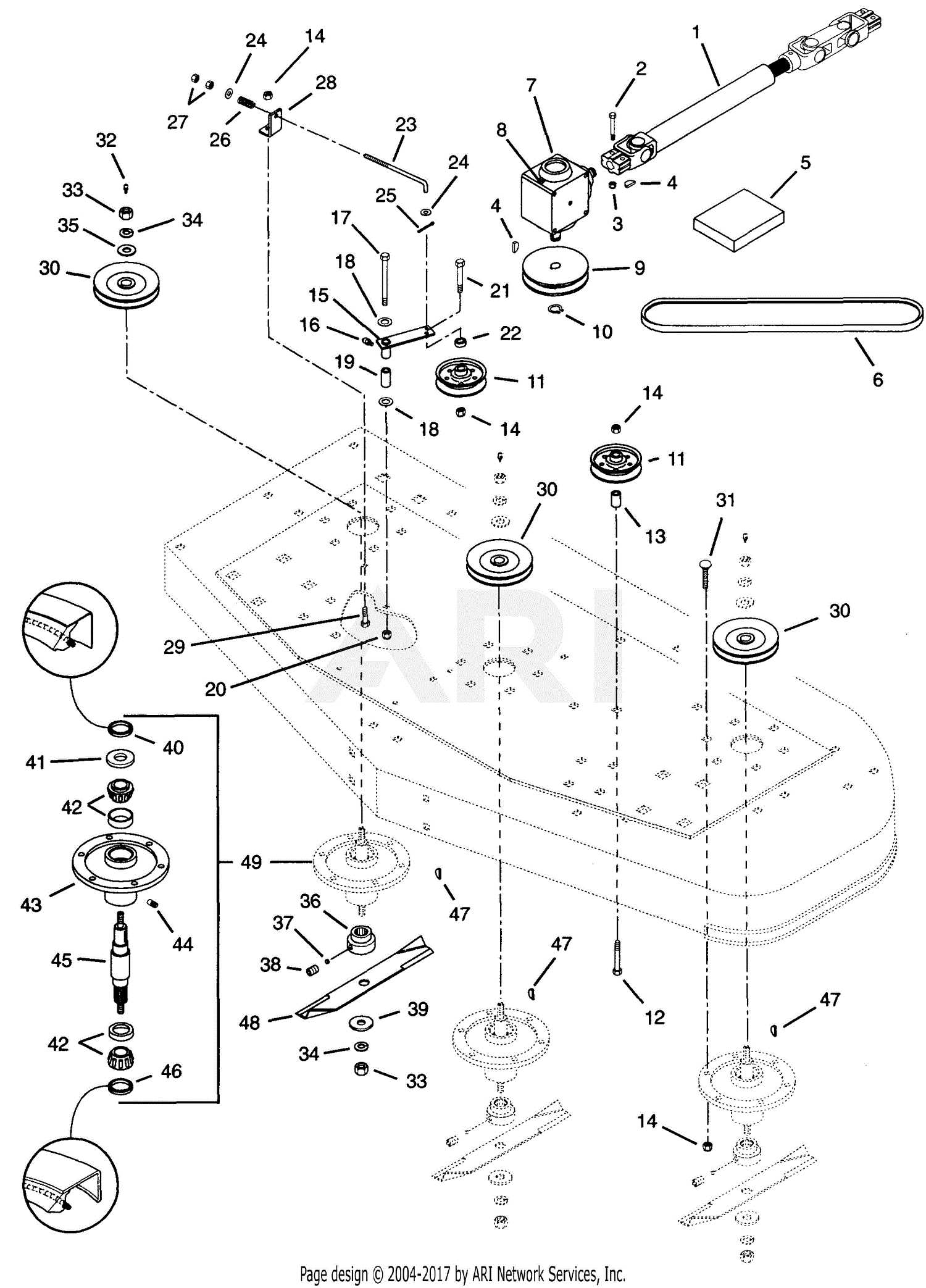 kubota zero turn mower parts diagram