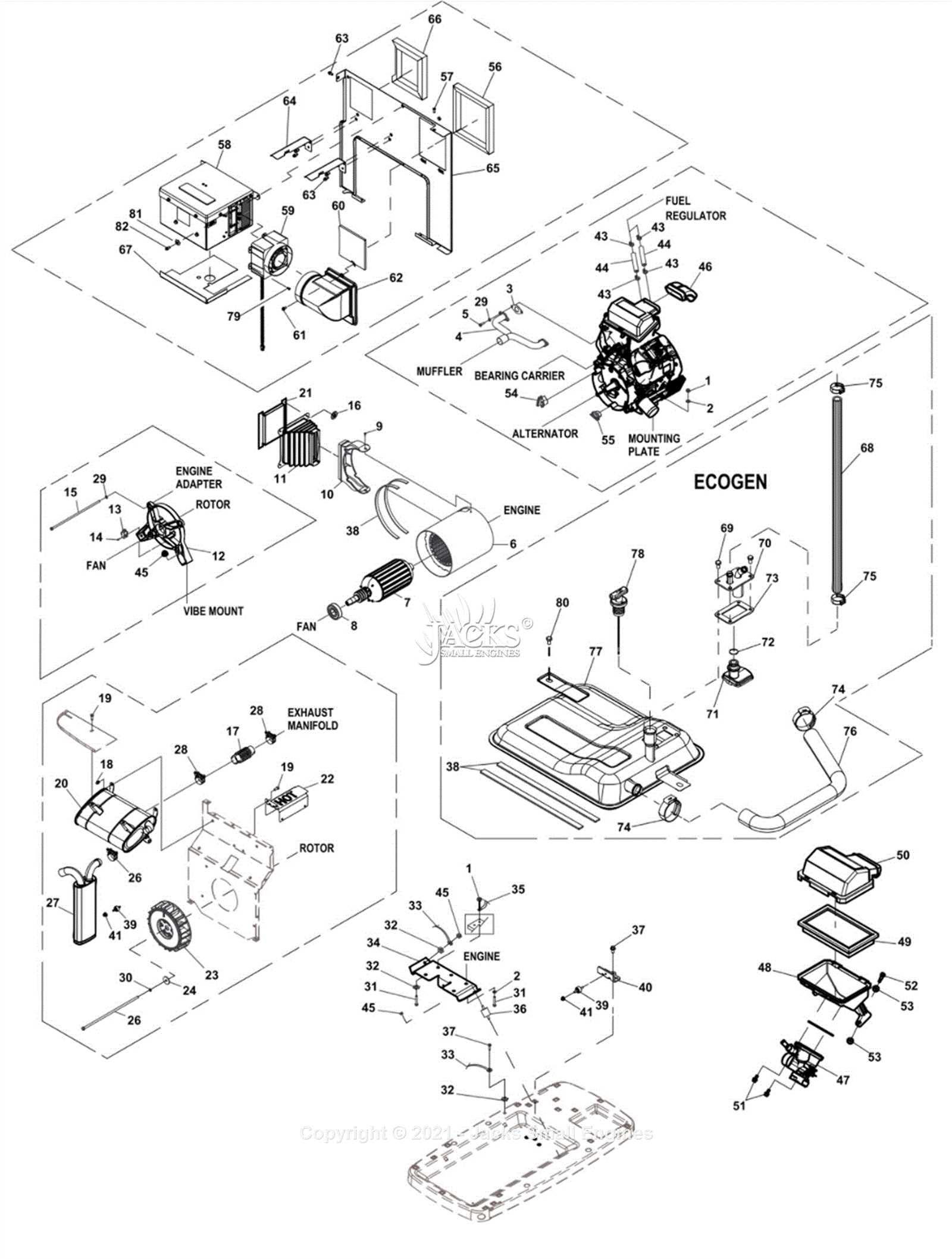 generac 20kw parts diagram