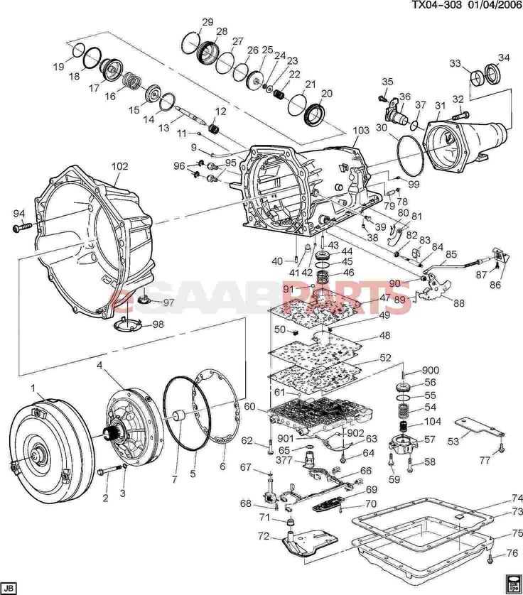 manual transmission parts diagram