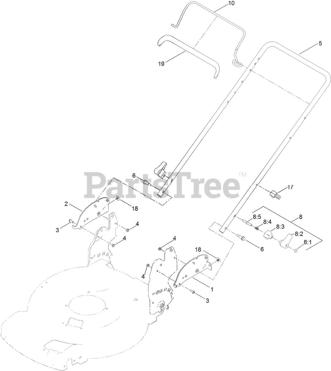 self propelled mower toro recycler parts diagram