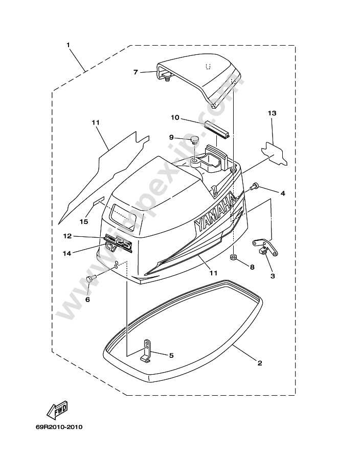 yamaha outboard lower unit parts diagram