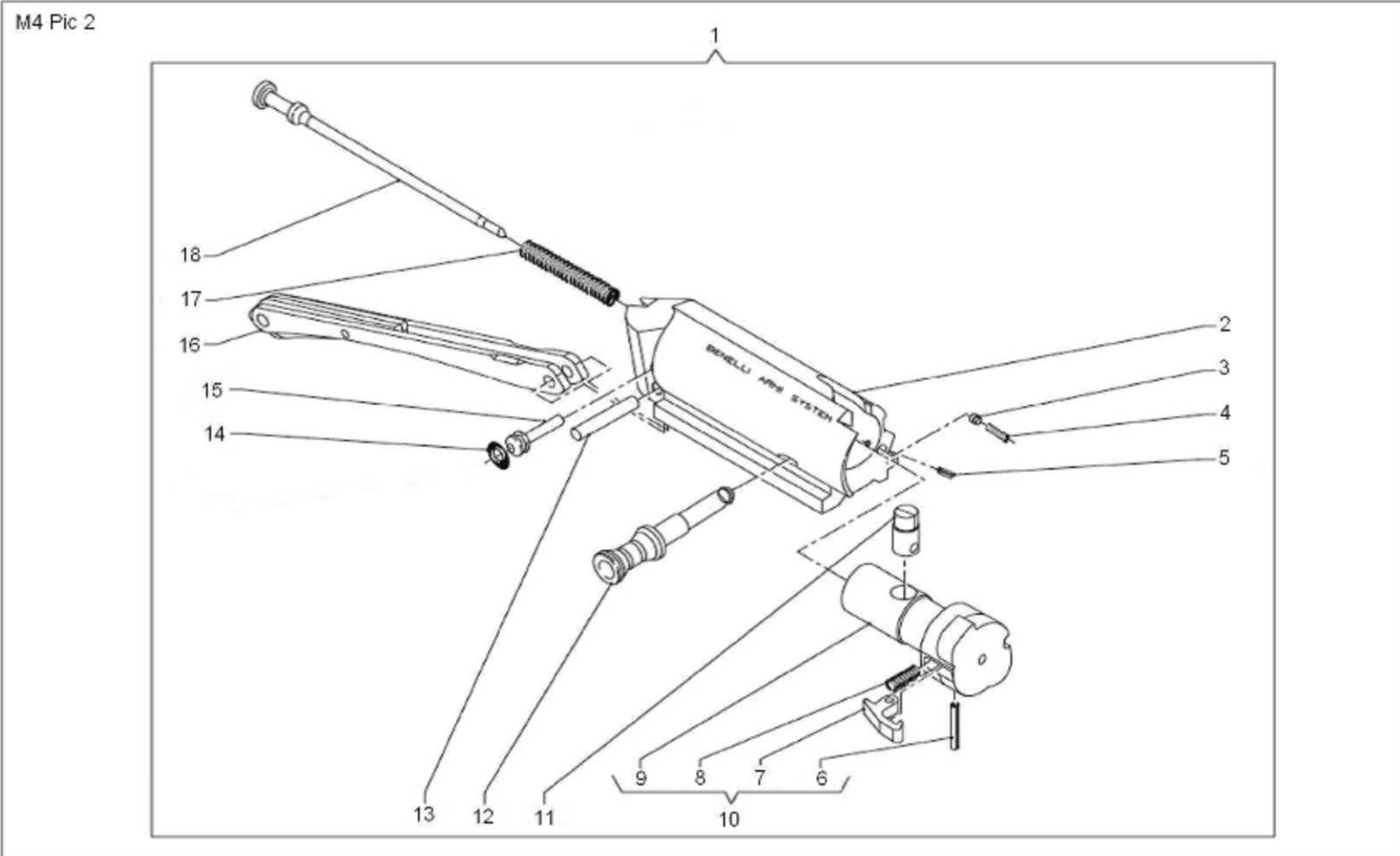 labeled m4 parts diagram