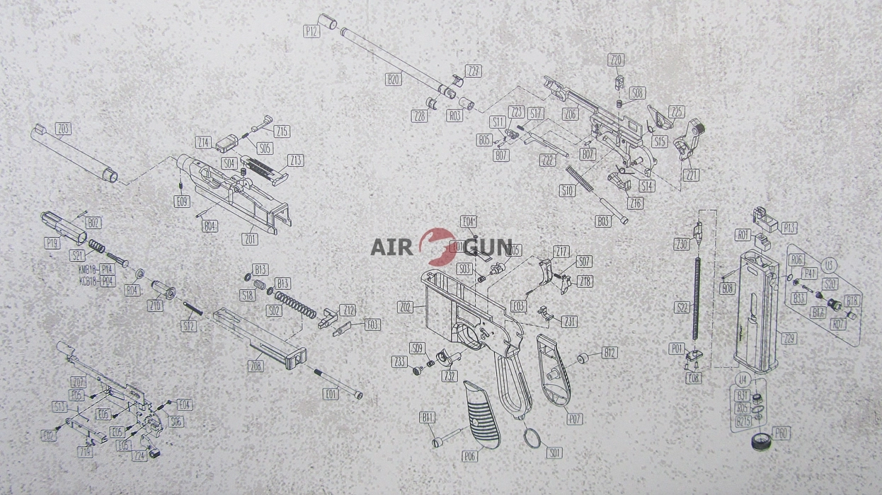 labeled m4 parts diagram