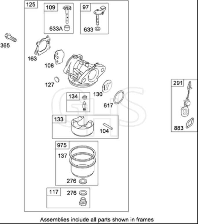 lawn mower briggs and stratton parts diagram