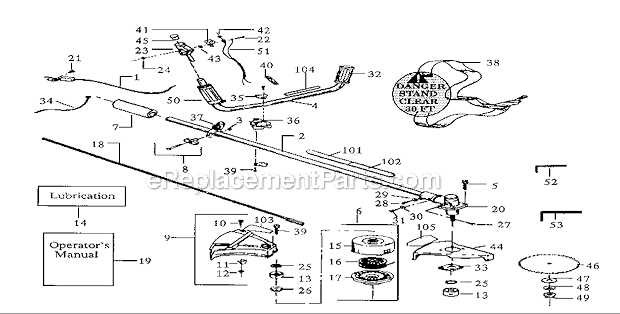 lehr trimmer parts diagram