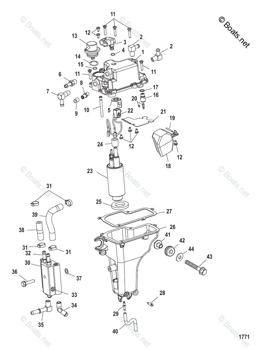 mercury 40 hp parts diagram