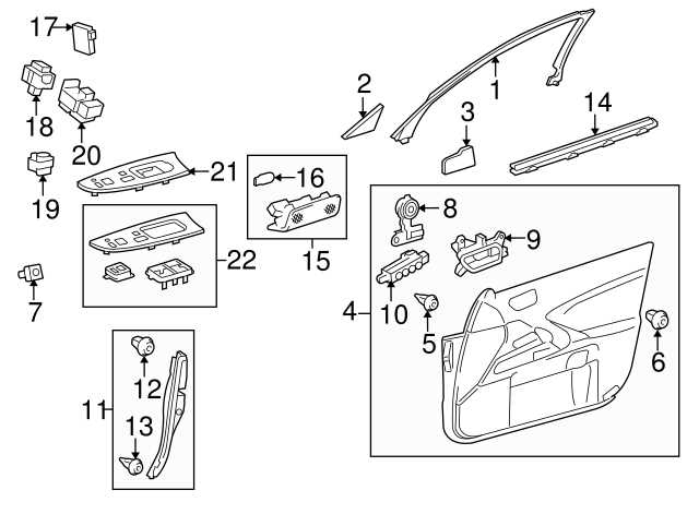 lexus is 250 parts diagram