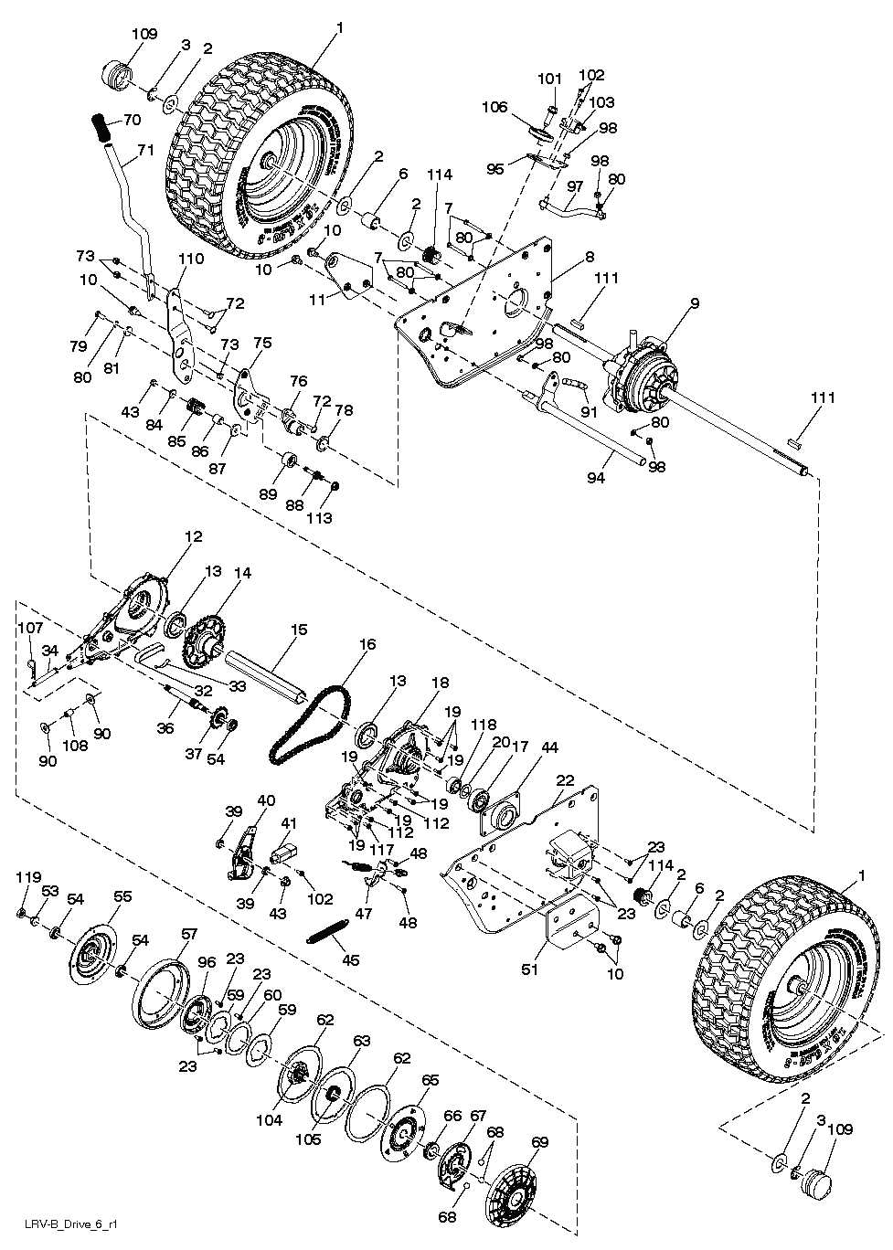 mcculloch 110 parts diagram
