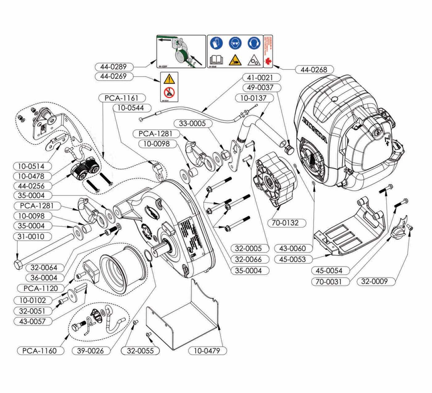 honda gx240 carburetor parts diagram