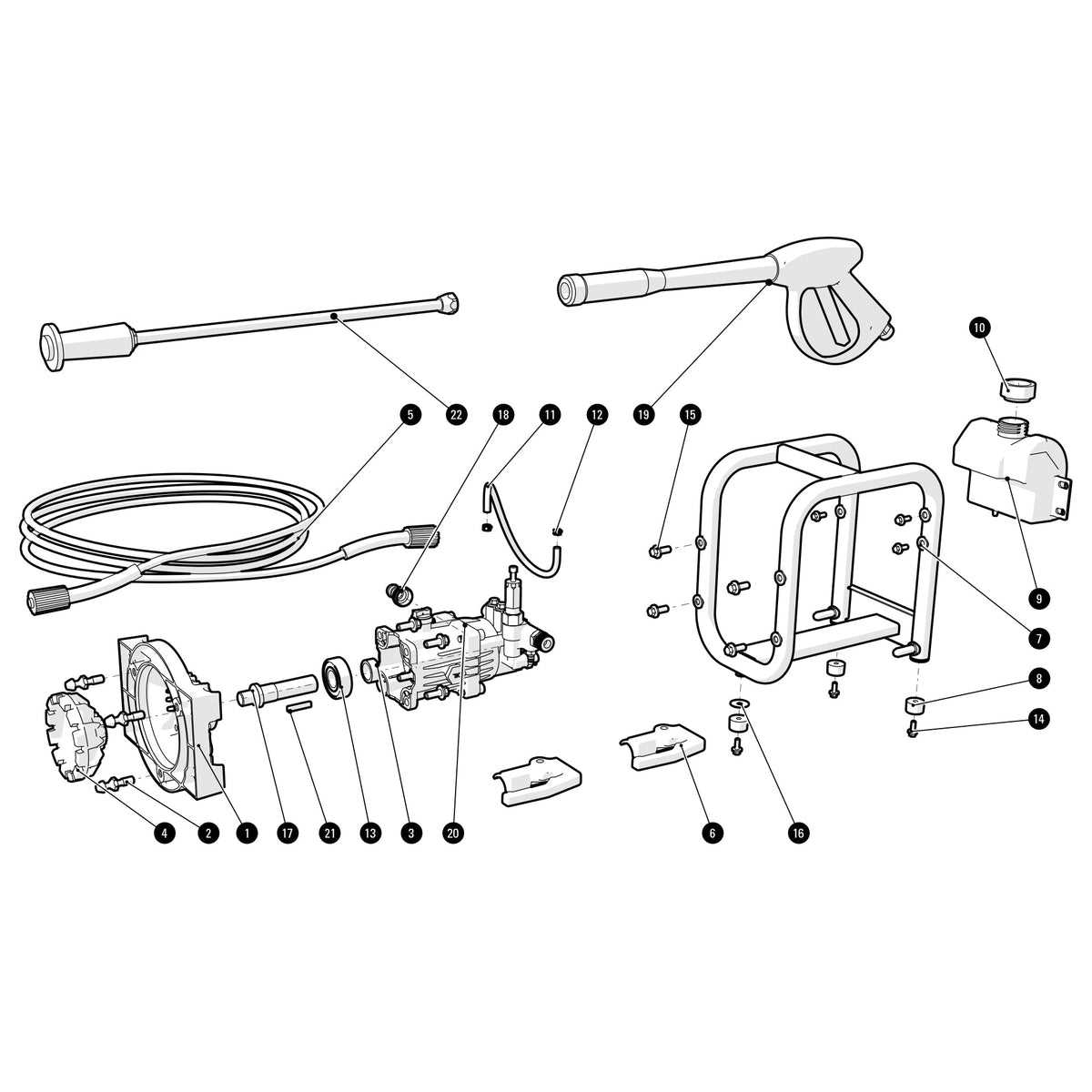 pressure washer parts diagram