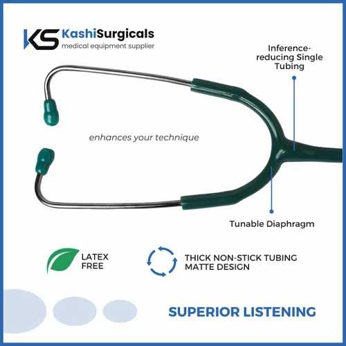 parts of stethoscope with diagram