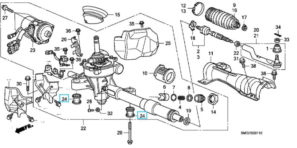 2006 honda civic front end parts diagram