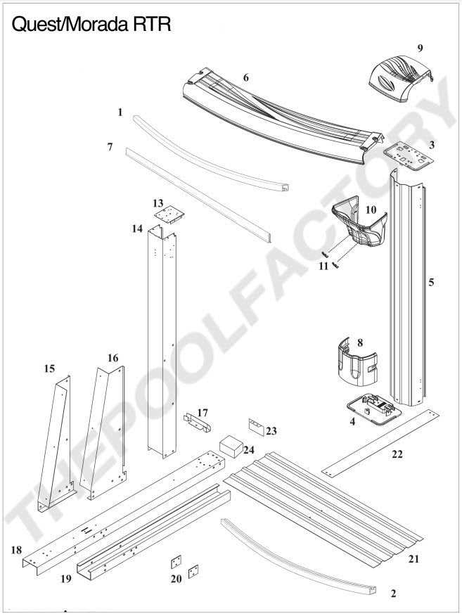 above ground pool parts diagram