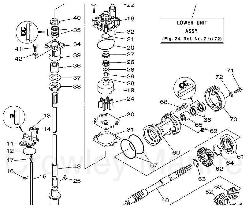 lower unit parts diagram