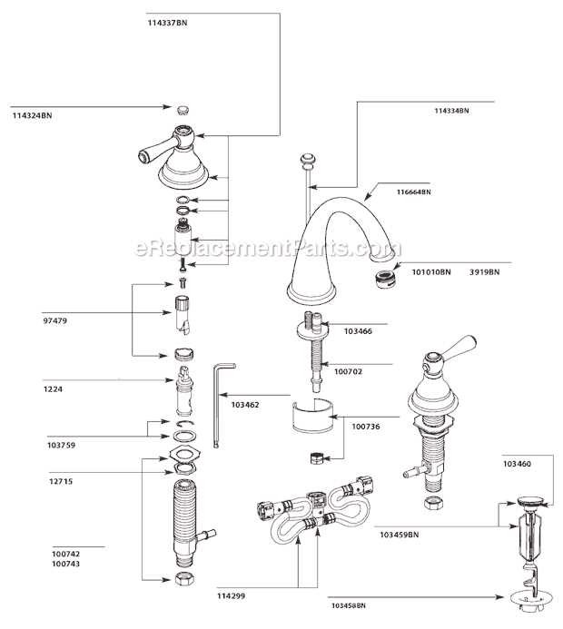 price pfister bathroom faucet parts diagram