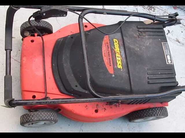 black and decker electric mower parts diagram