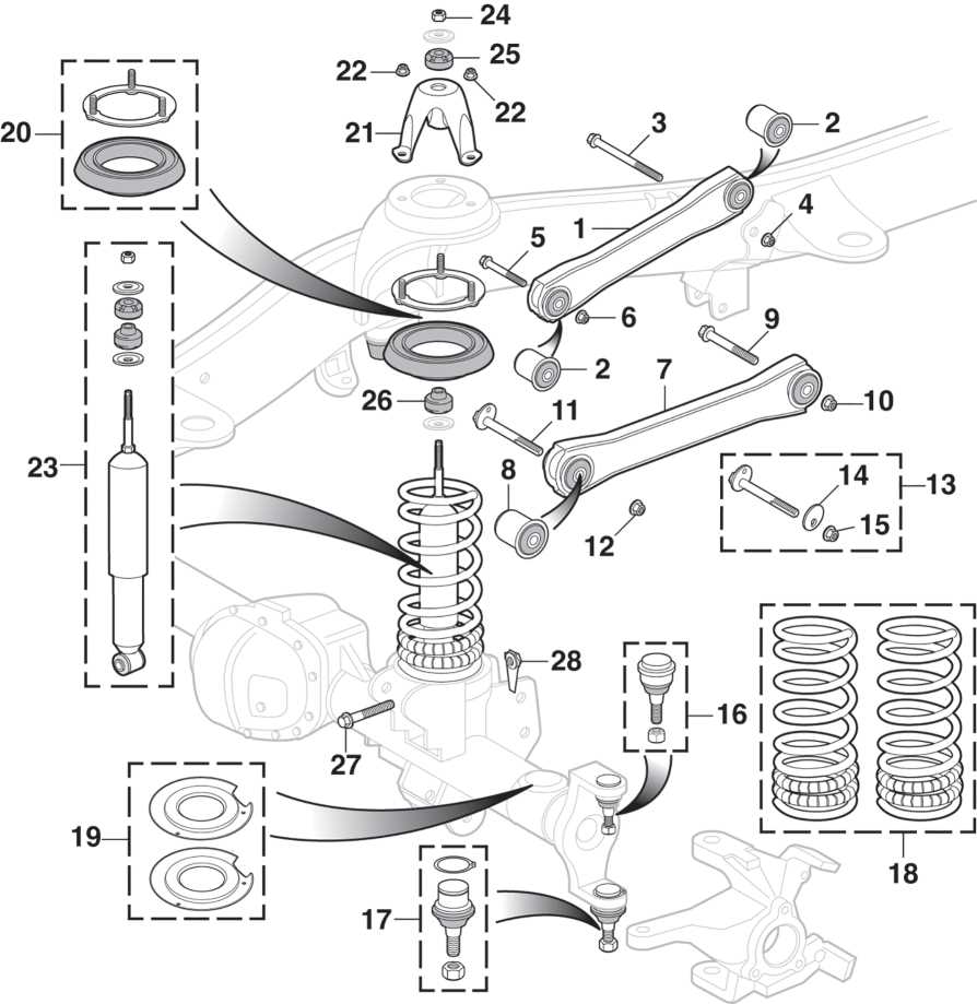 truck suspension parts diagram