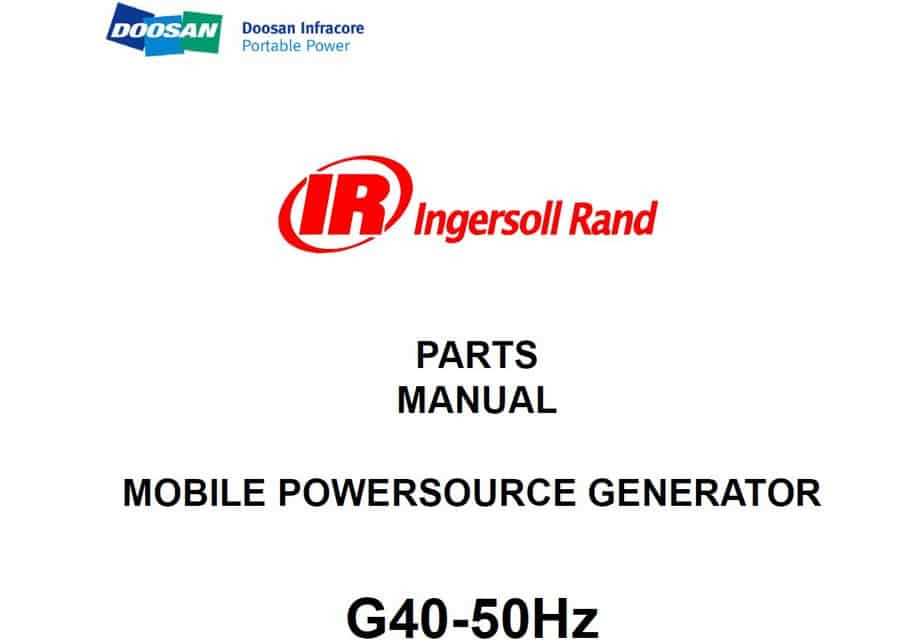 manual ingersoll rand air compressor parts diagram