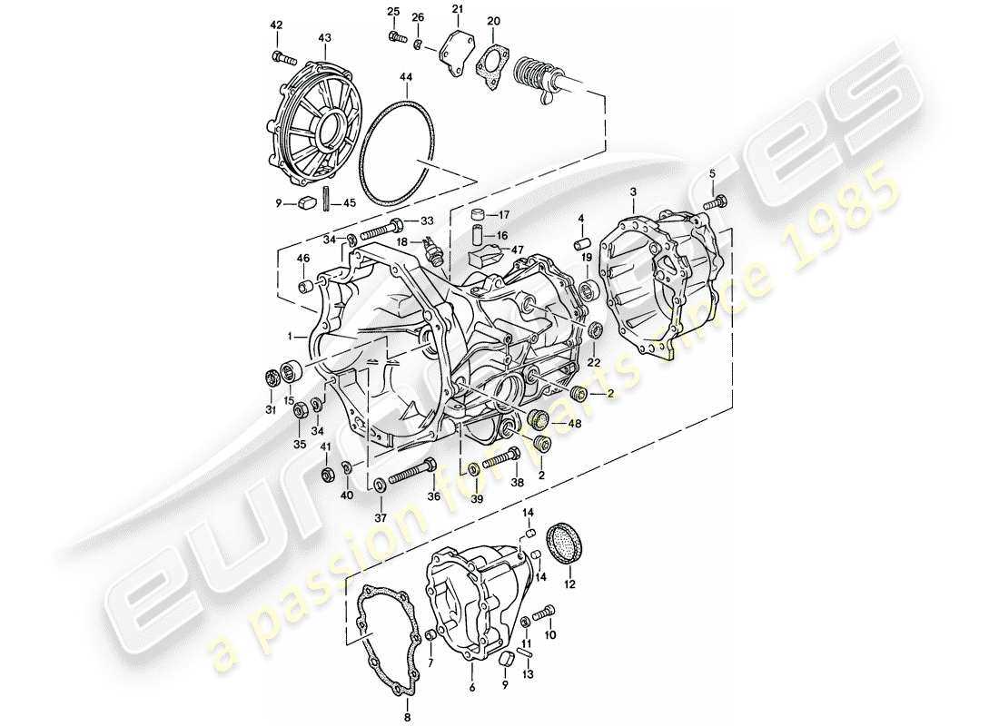 manual transmission parts diagram