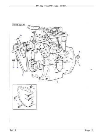 massey ferguson 250 parts diagram