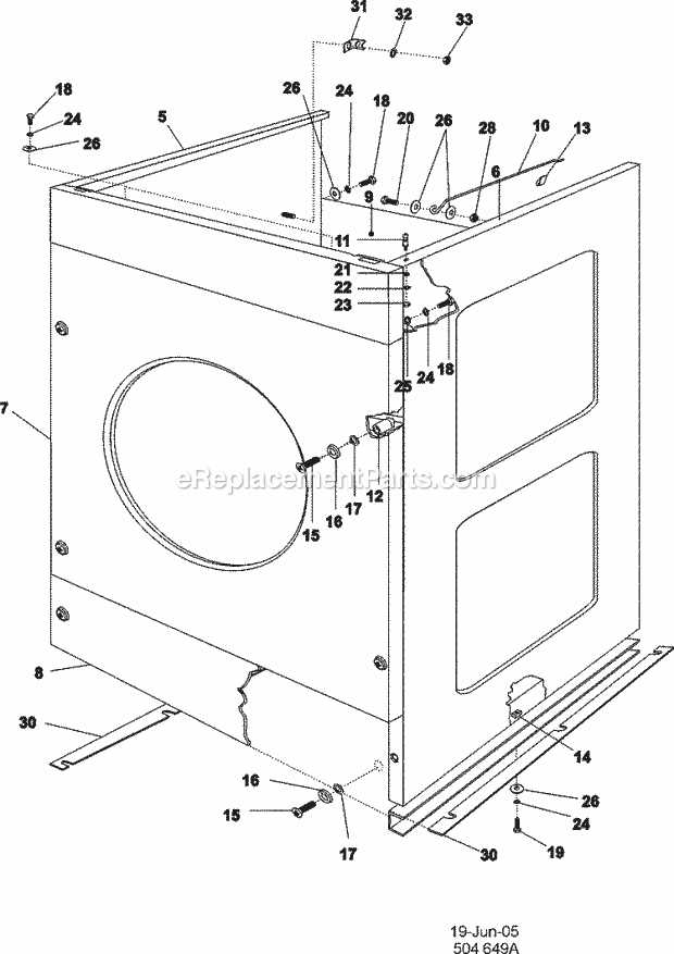 maytag commercial dryer parts diagram