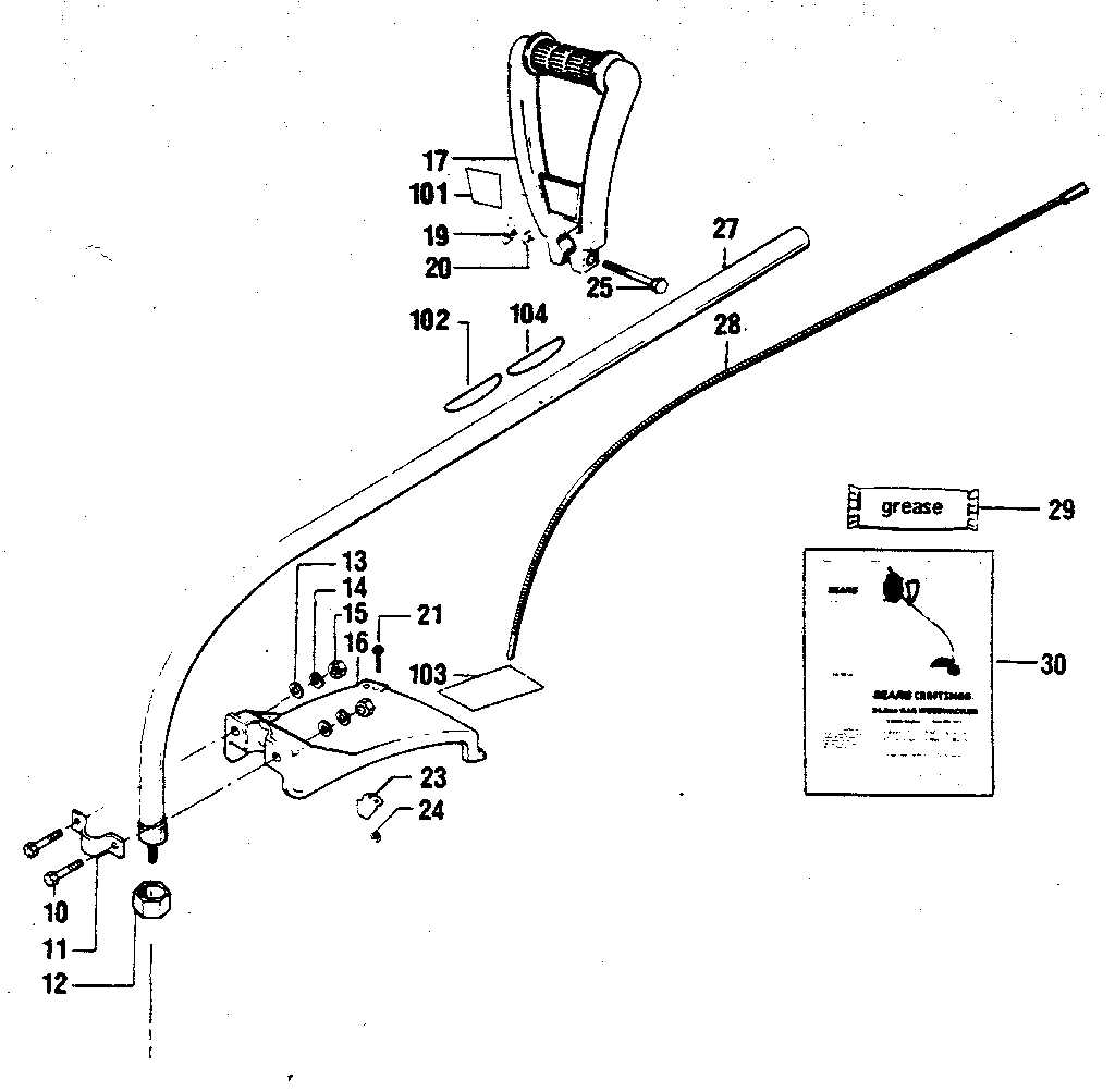 craftsman weedwacker 32cc parts diagram