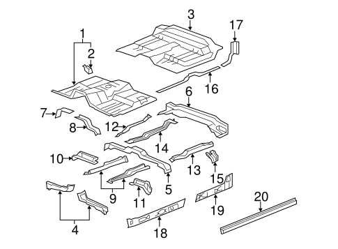 2008 gmc sierra parts diagram