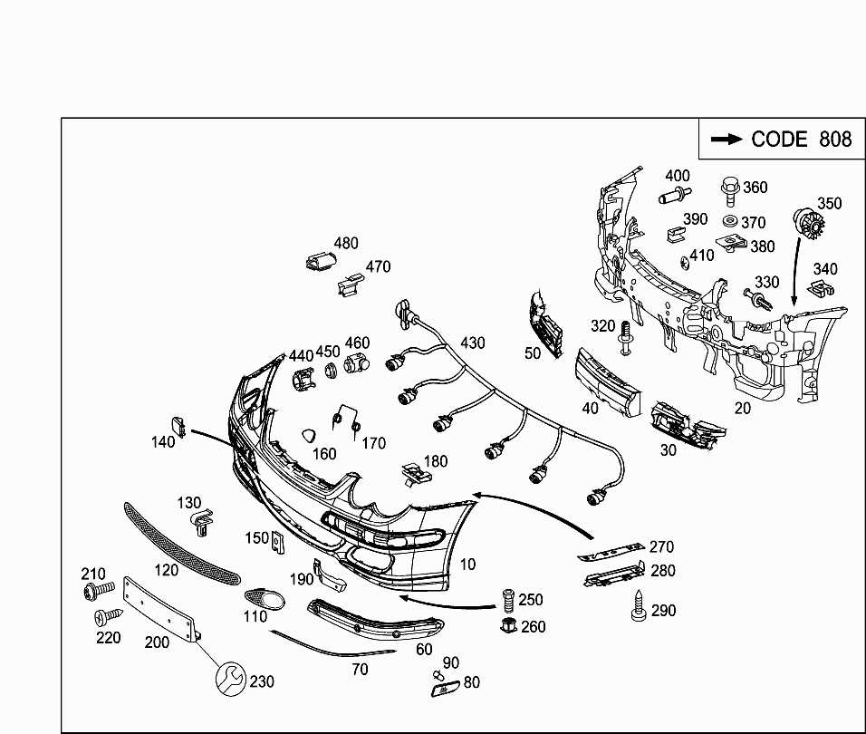 mercedes c230 parts diagram