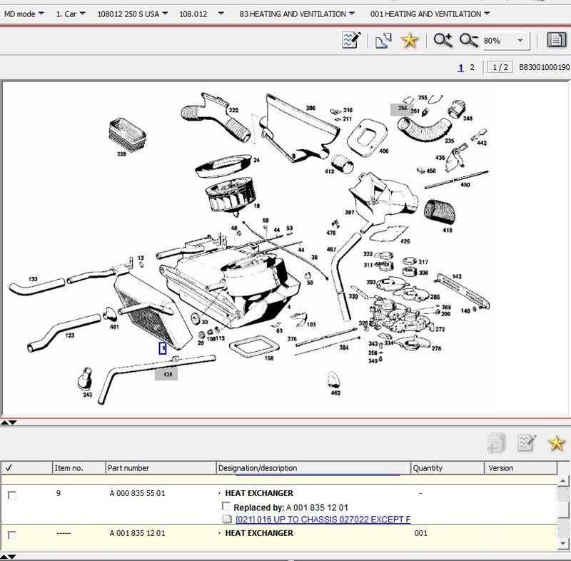 mercedes parts diagram