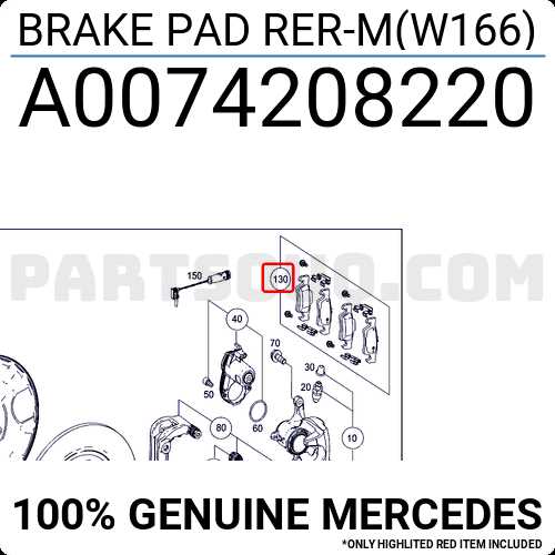 mercedes w166 parts diagram