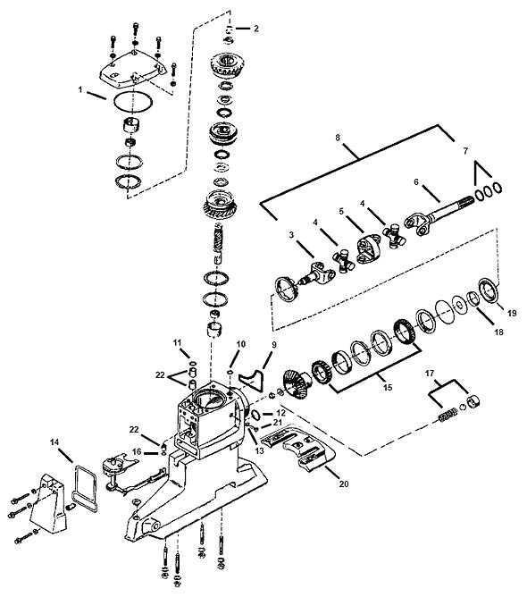 mercruiser bravo 3 outdrive parts diagram