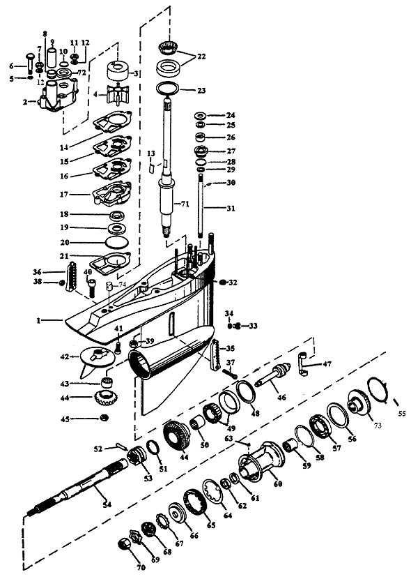 mercruiser shifter parts diagram