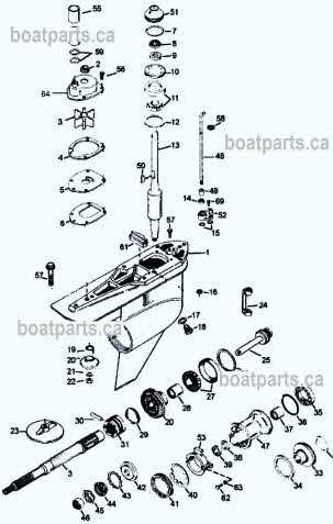 mercruiser shifter parts diagram