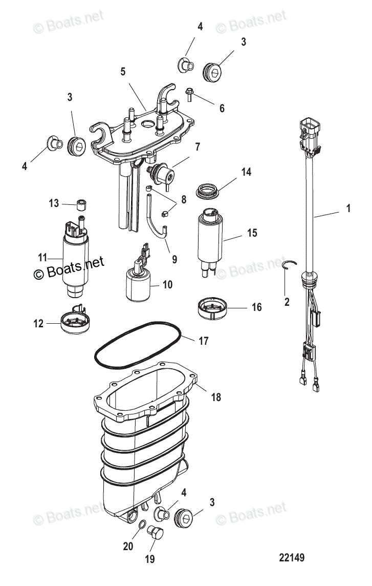 mercury 115 outboard parts diagram