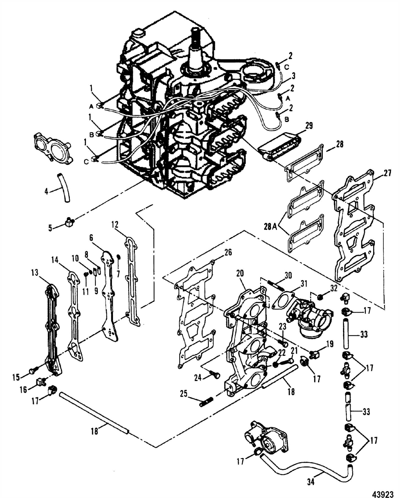 mercury 90 hp parts diagram