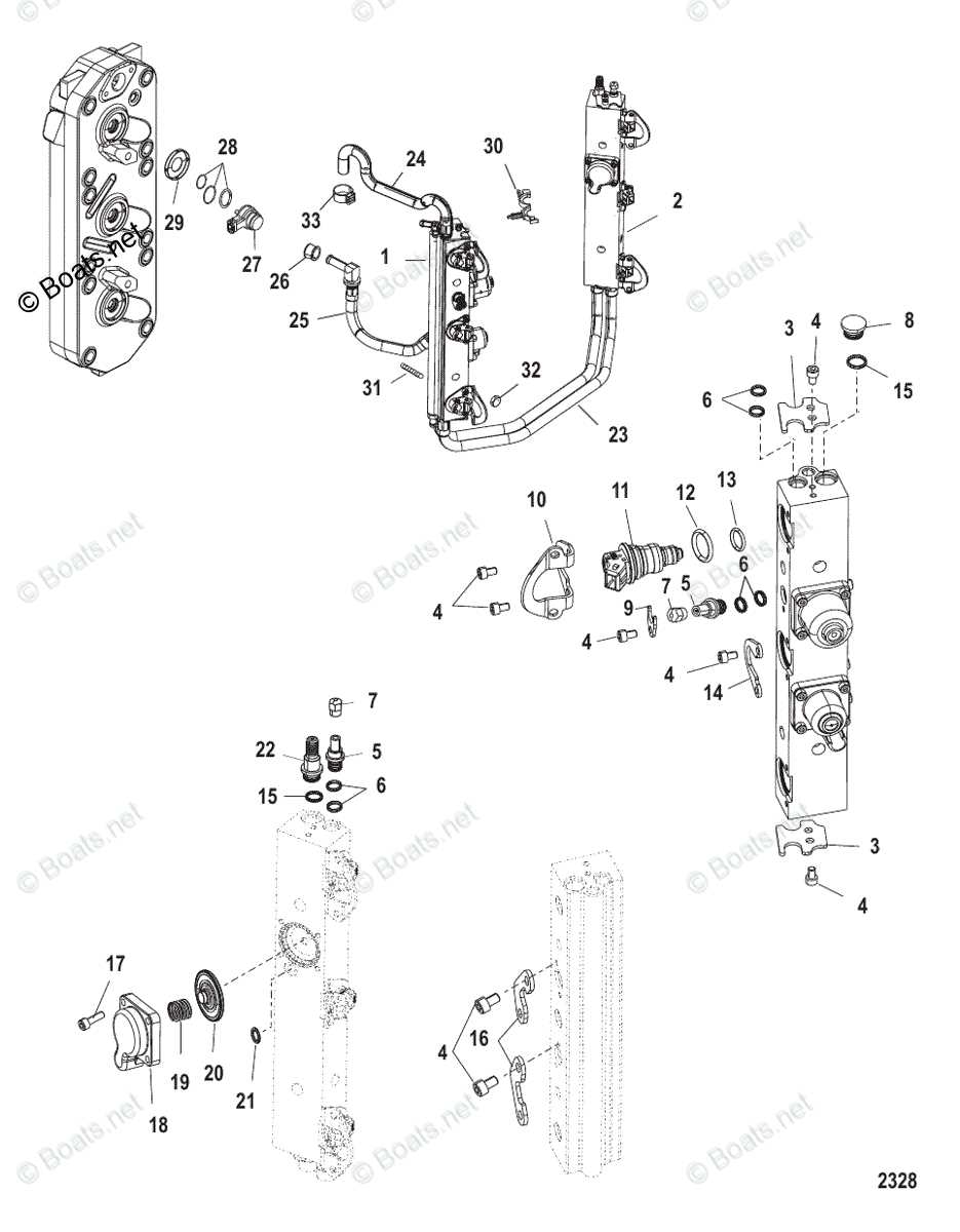 mercury optimax 225 parts diagram