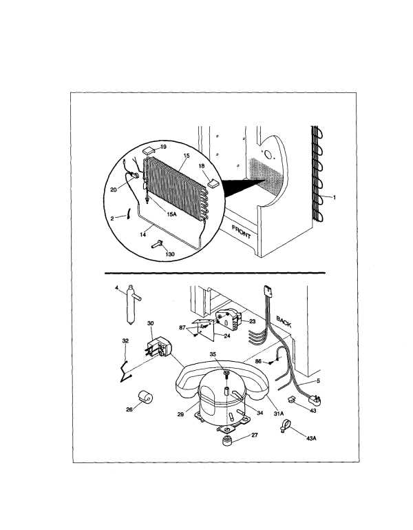 frigidaire efwc519 parts diagram