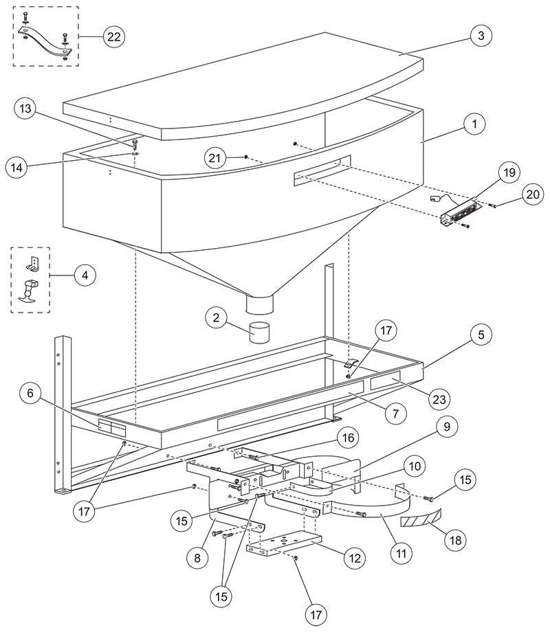 meyer salt spreader parts diagram