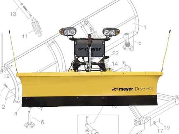 meyer snow plow parts diagram