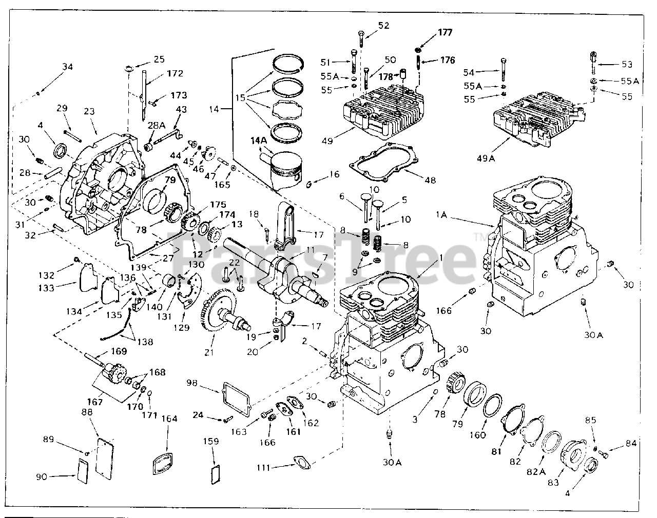 briggs and stratton small engine parts diagram