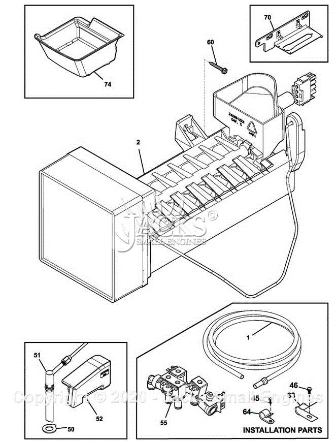 frigidaire parts diagram