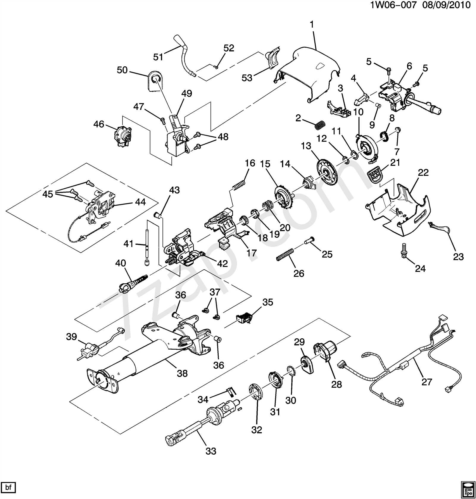 2009 chevy impala parts diagram