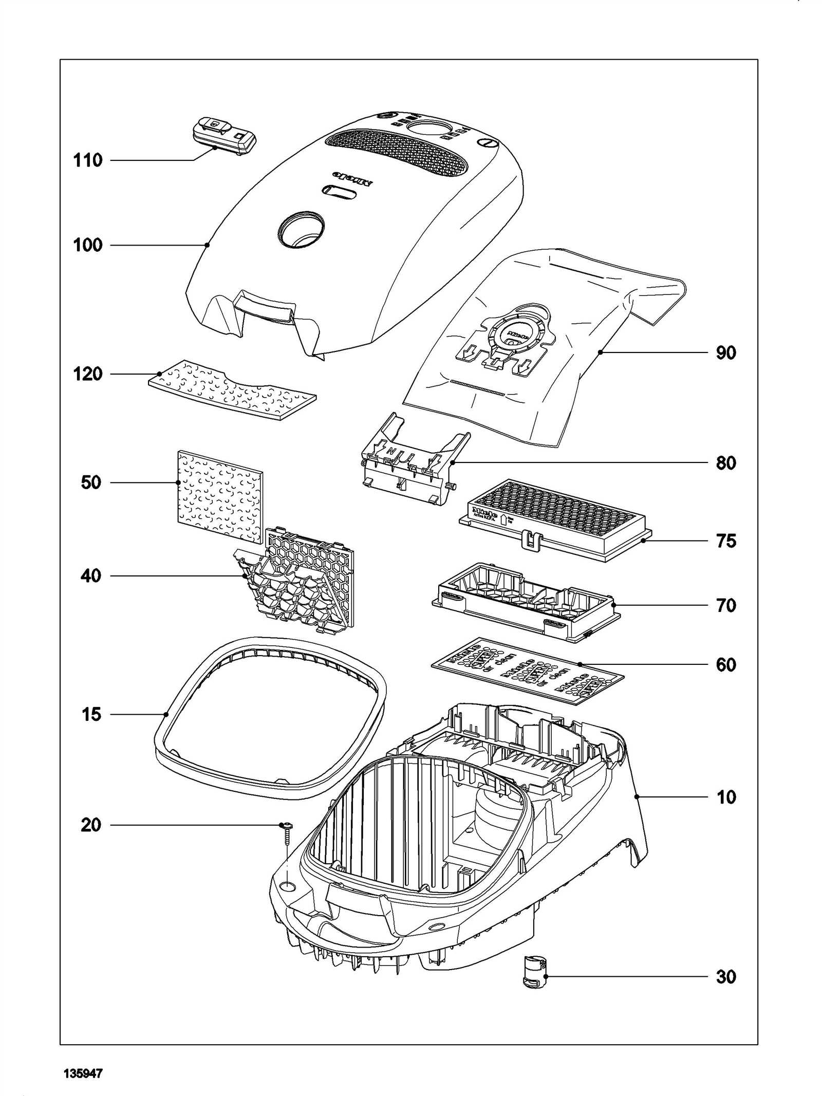 miele c3 parts diagram