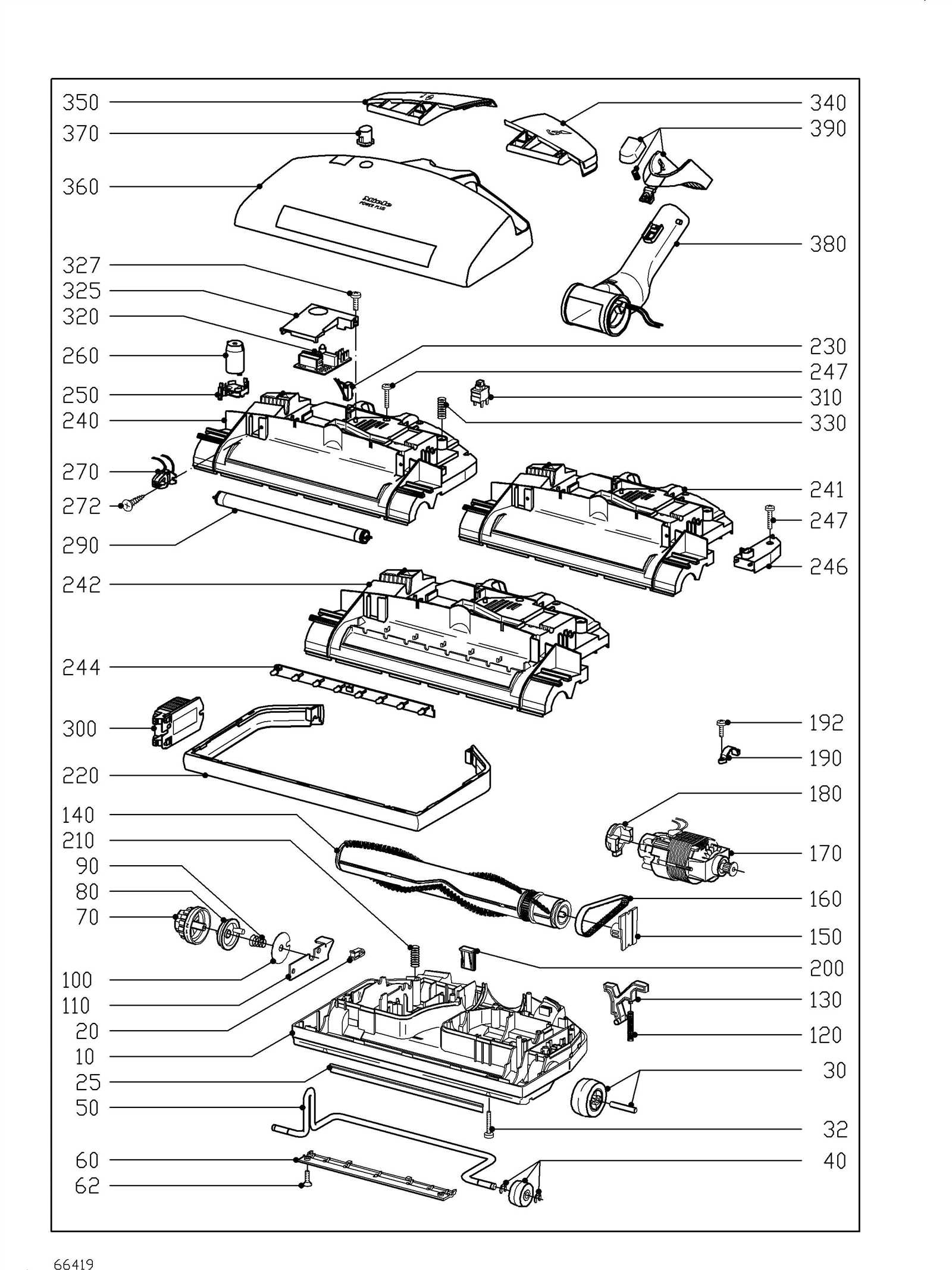 miele vacuum parts diagram