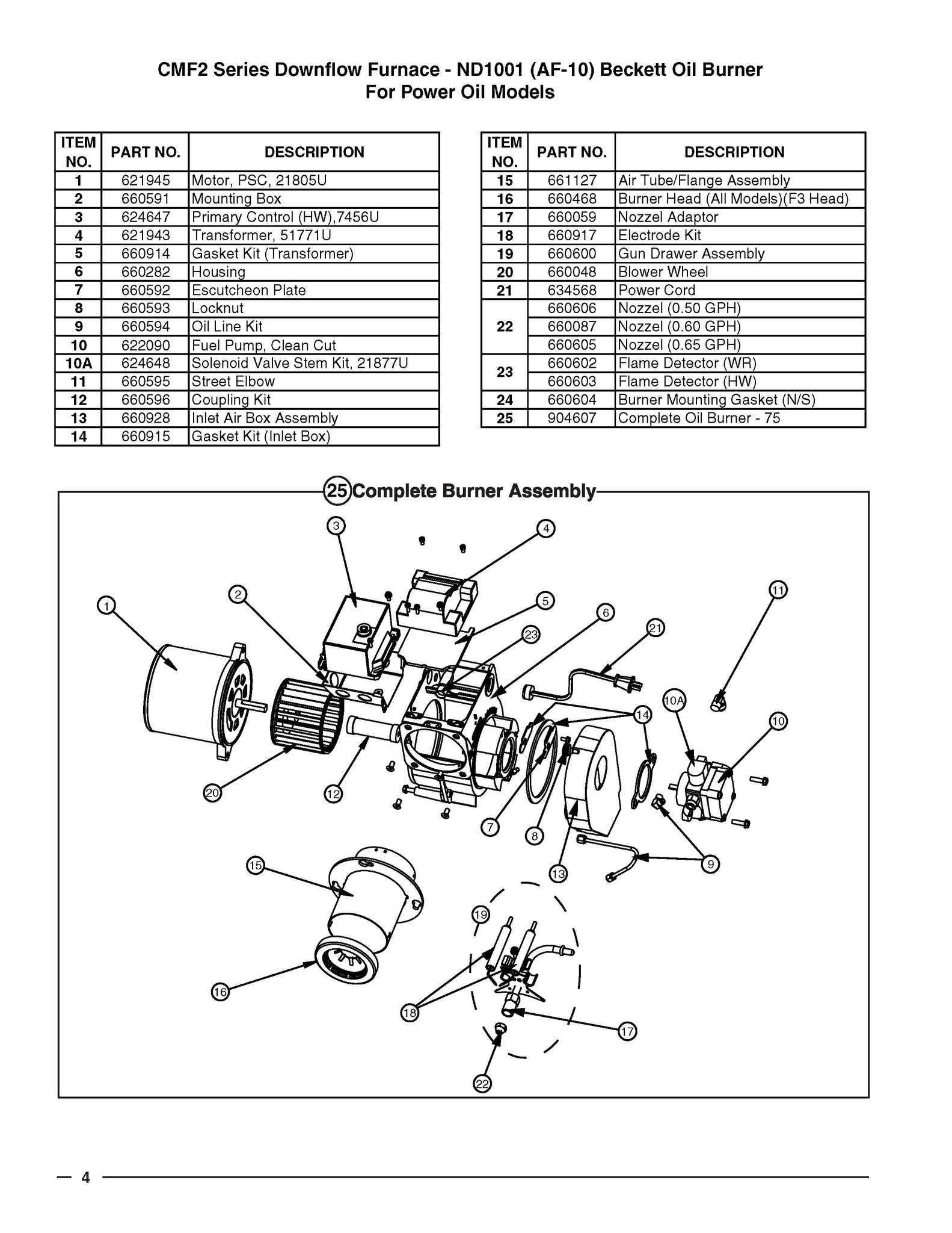 miller furnace parts diagram