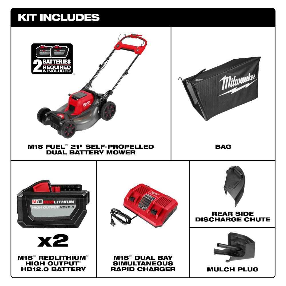 milwaukee lawn mower parts diagram