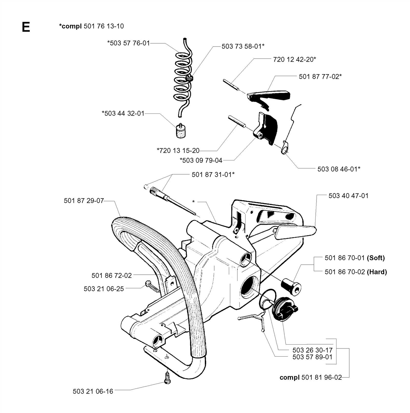 husqvarna 141 parts diagram